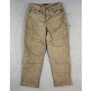 Y2K West49 Pants Men's 32 Brown Double Knee Carpenter Straight Leg Utility